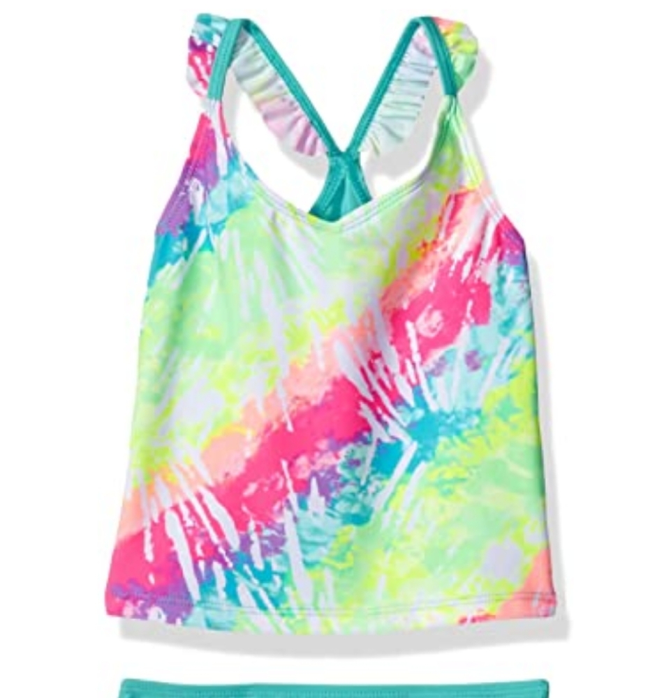 Little girls tye die Swimsuits